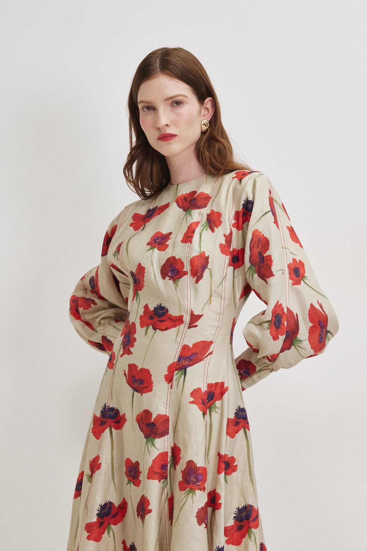 Flowy skirt, ankle-length