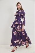 Argaman Linen Maxi Dress