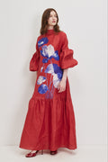 Shani Cyclamen Linen Maxi Dress
